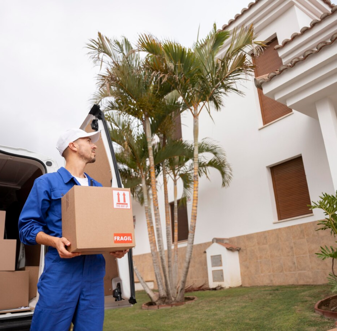 Moving assistance at a residence